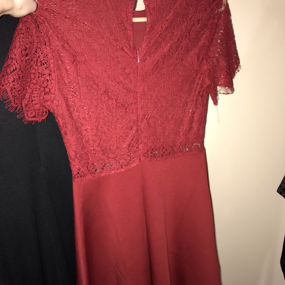 Red Francesca’s skater dress size small - Picture 3 of 9